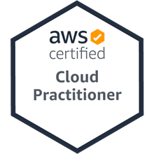 AWS Certified Cloud Practitioner badge